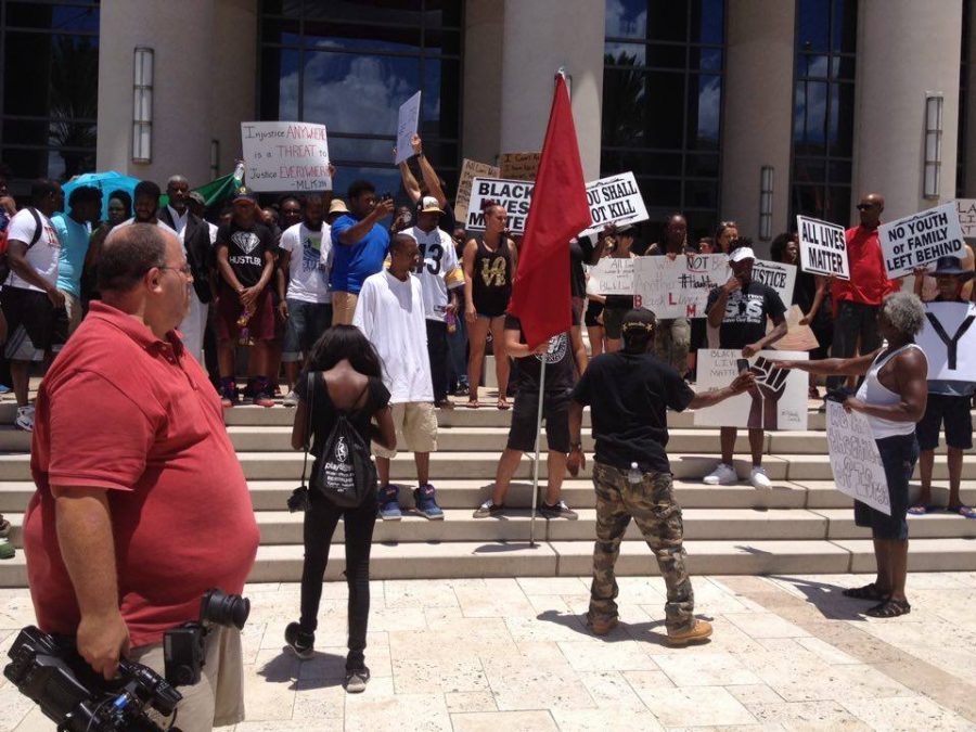UNF students join Black Lives Matter rally