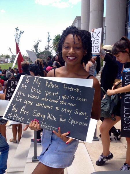 UNF student Lera Williamson. Photo by Danae Leake.