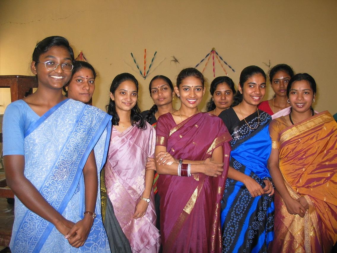 Student participants in Trivandrum. Photo courtesy of Dominik Guess