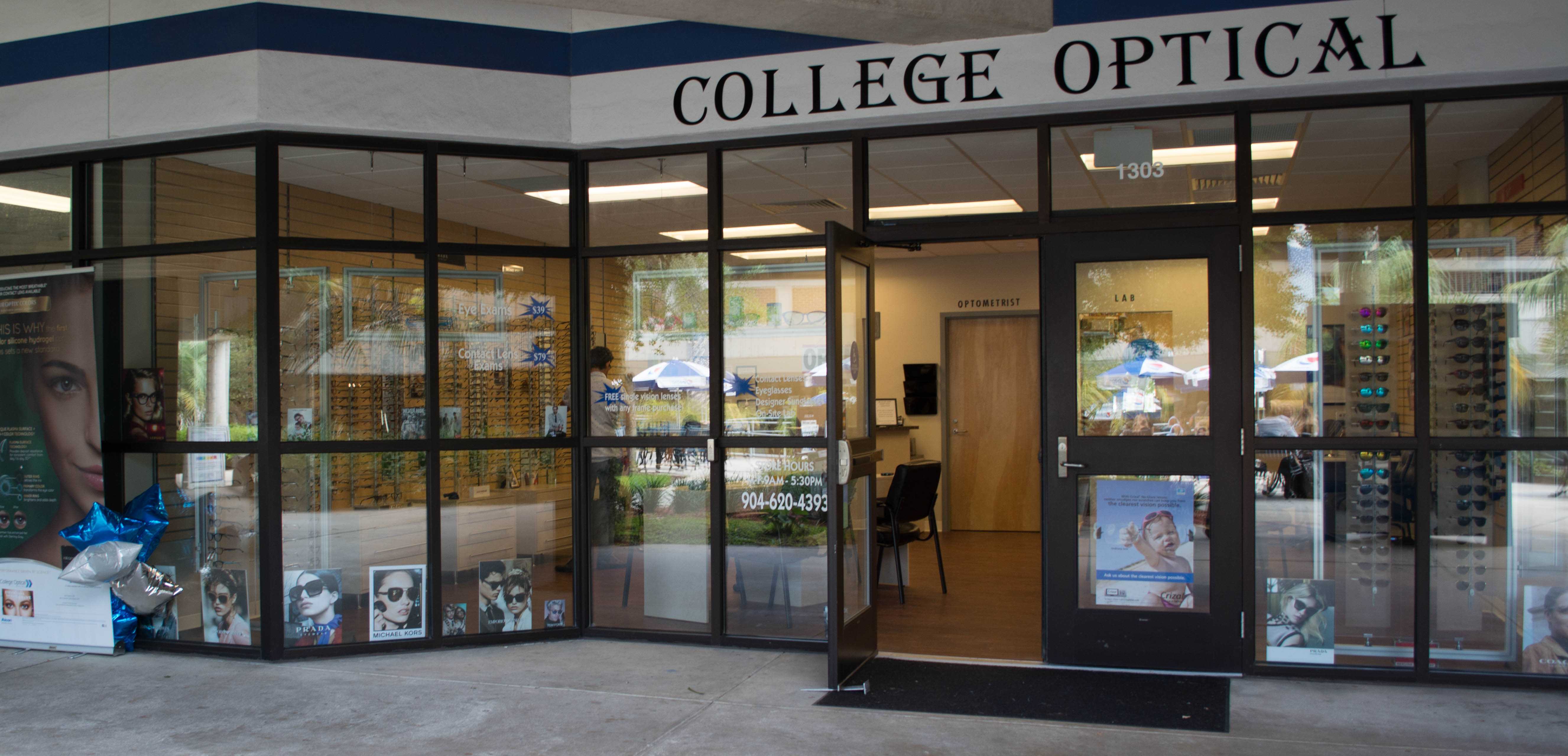 College Optical Express. Photo by Lili Weinstein