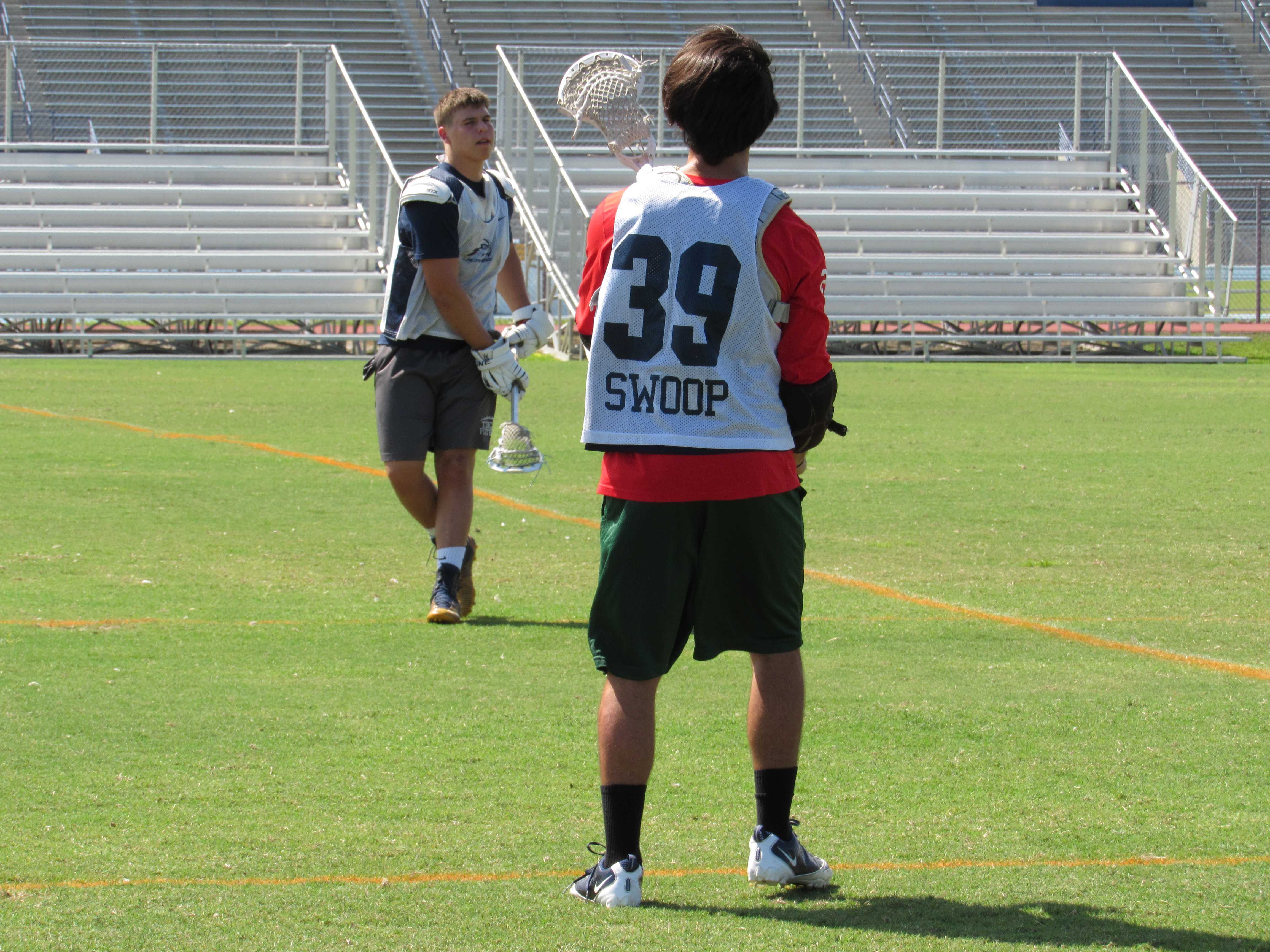 Lacrosse team hosts Alumni Game