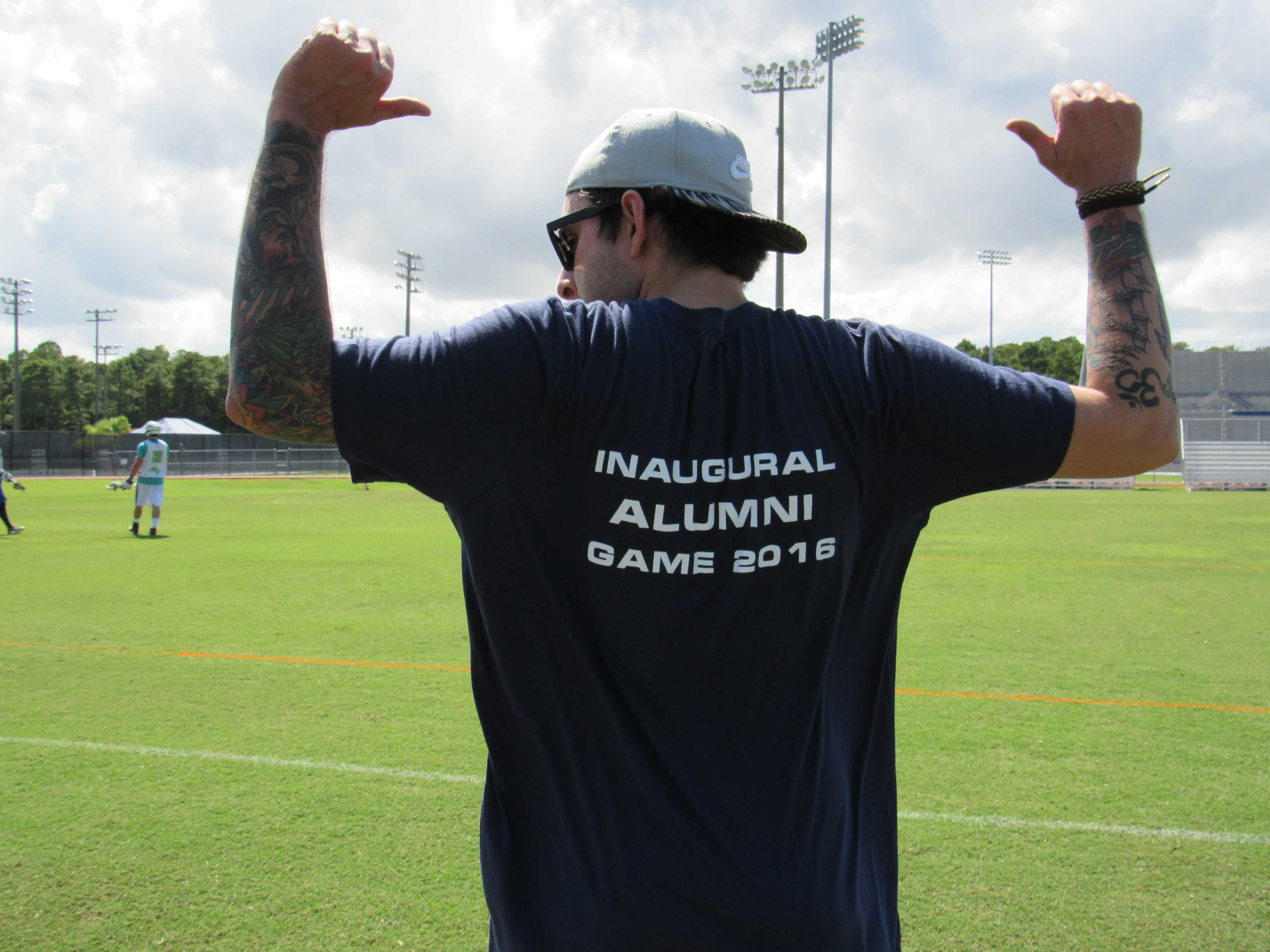 Lacrosse team hosts Alumni Game
