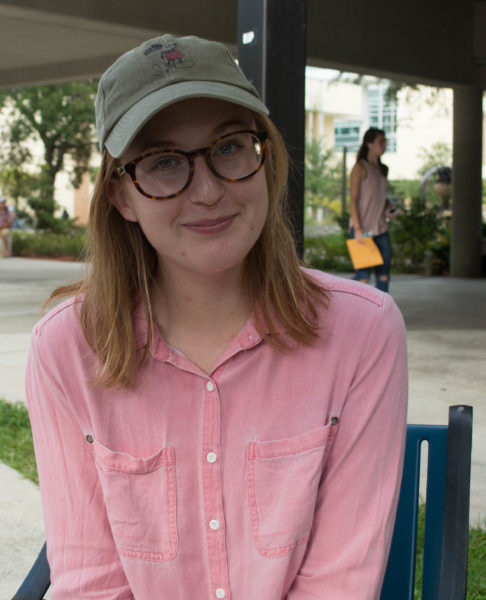 Ashleigh Collins is a junior studying history. Photo by Lili Weinstein.