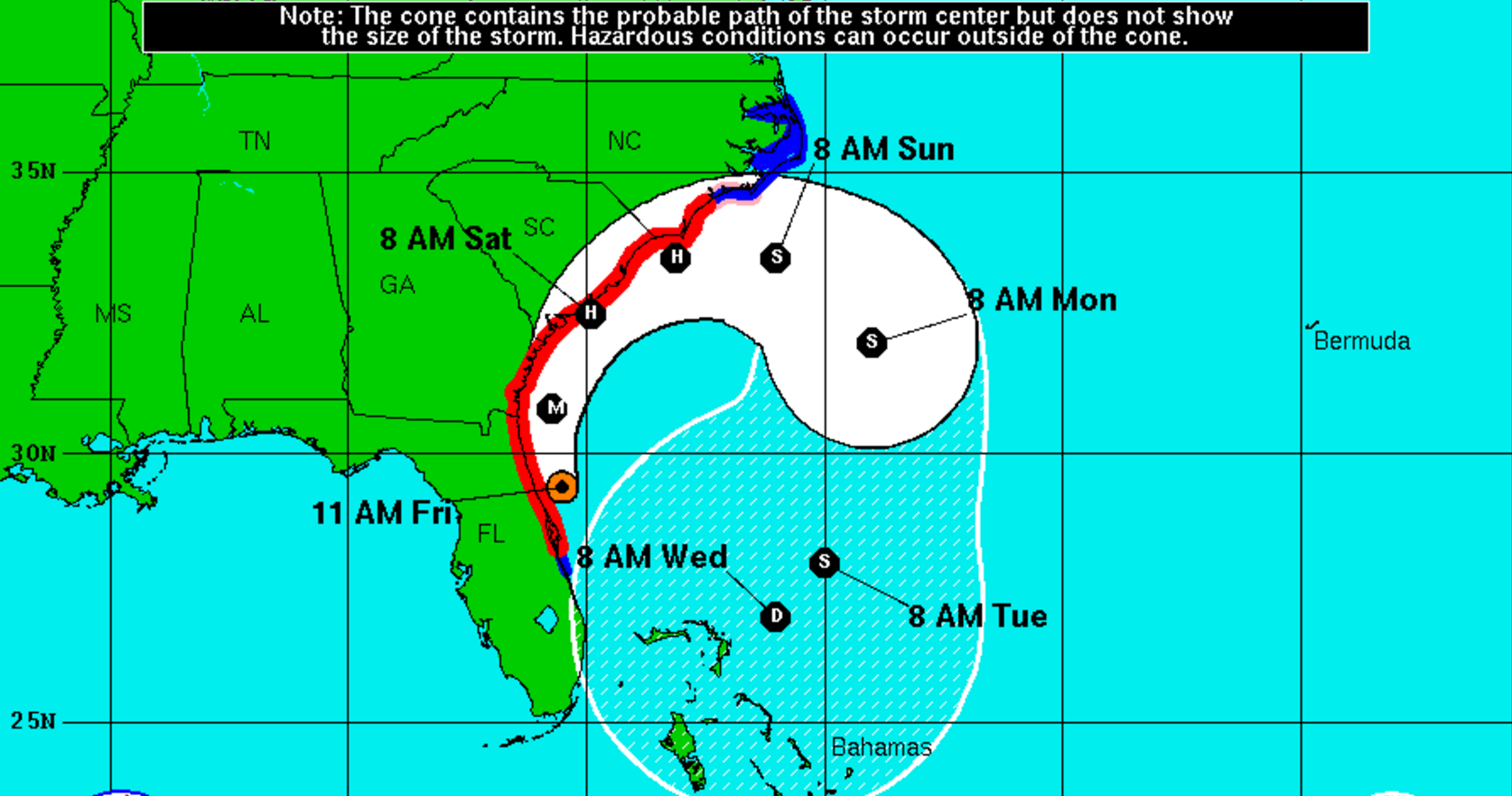 Graphic Courtesy National Hurricane Center