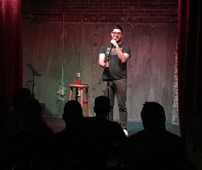 Mitchell Gropman does stand-up comedy when he isnt working or studying. Photo courtesy of Mitchell Gropman.