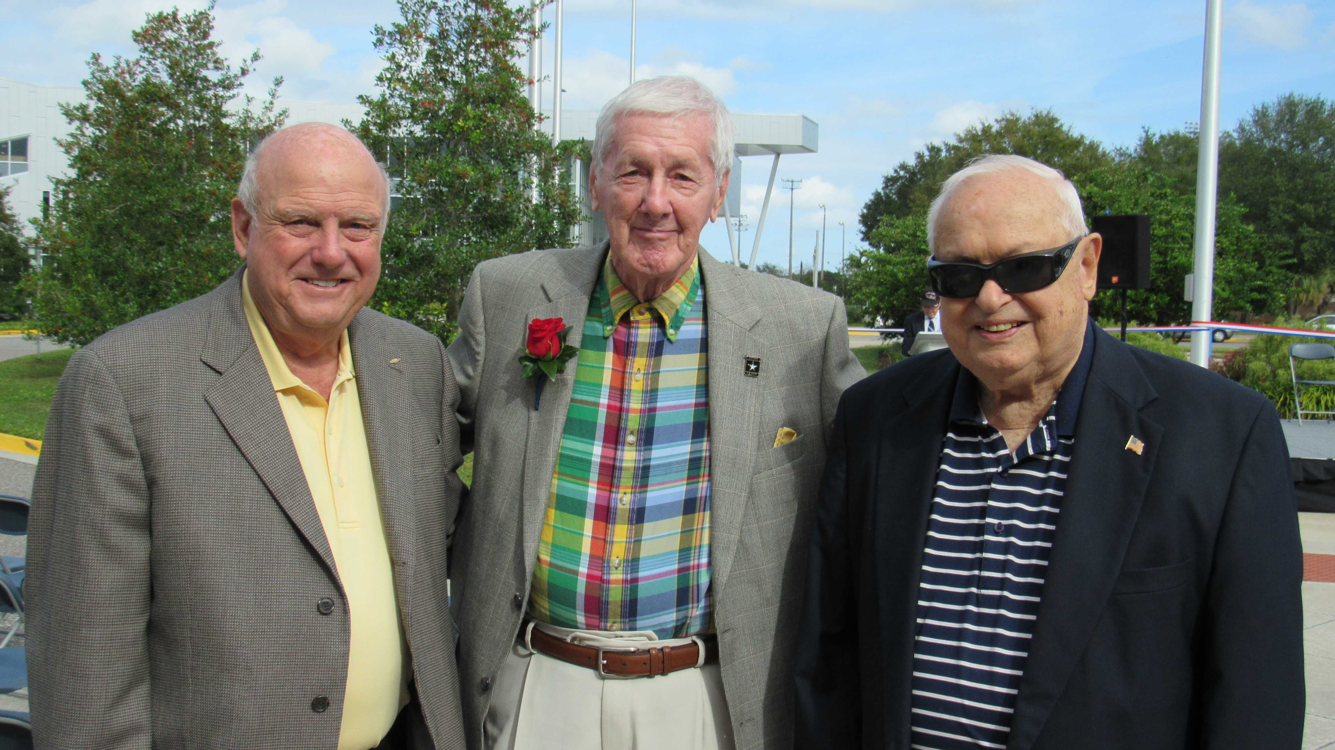 Services members honored with Veterans Plaza dedication