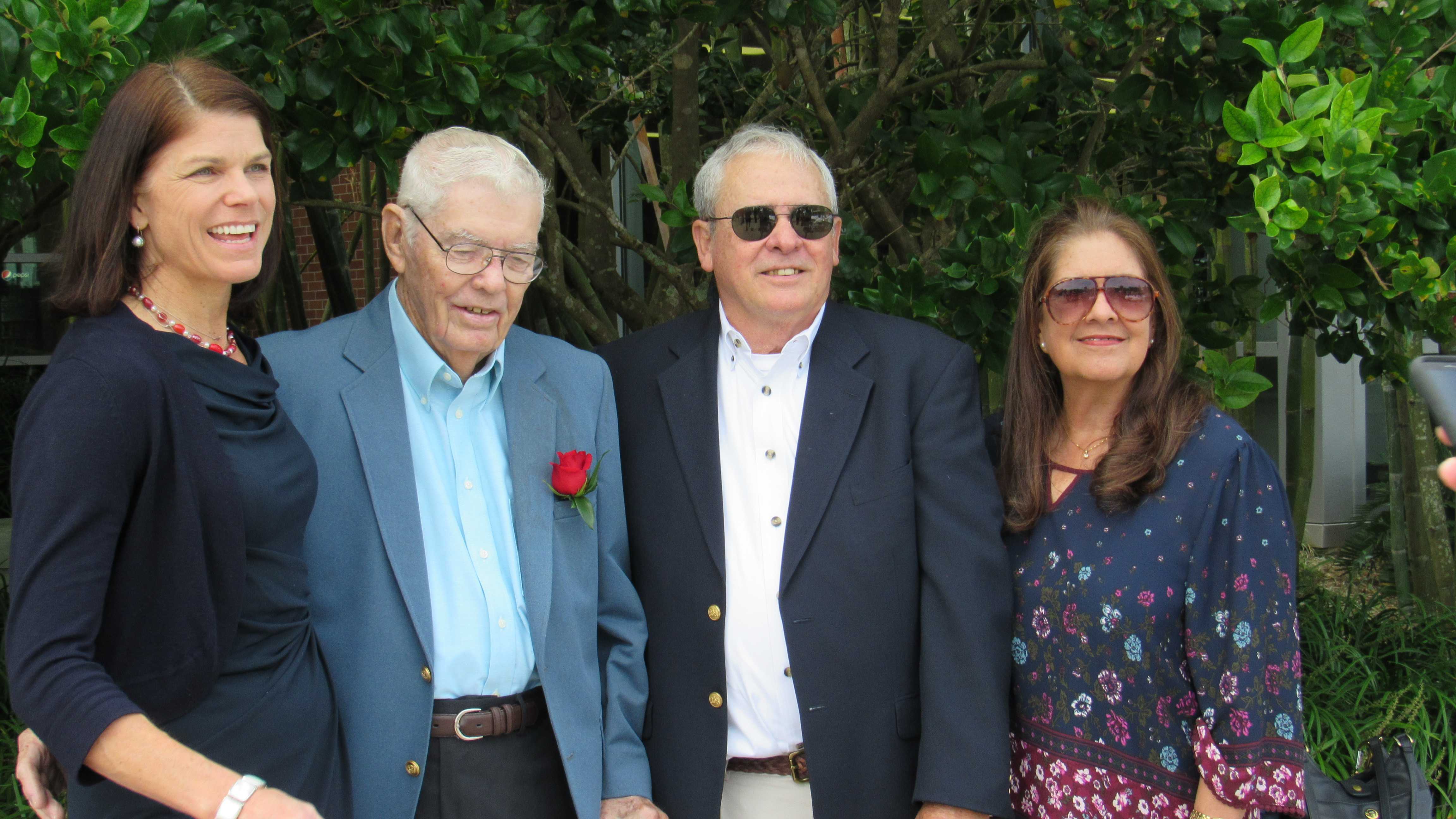 Services members honored with Veterans Plaza dedication