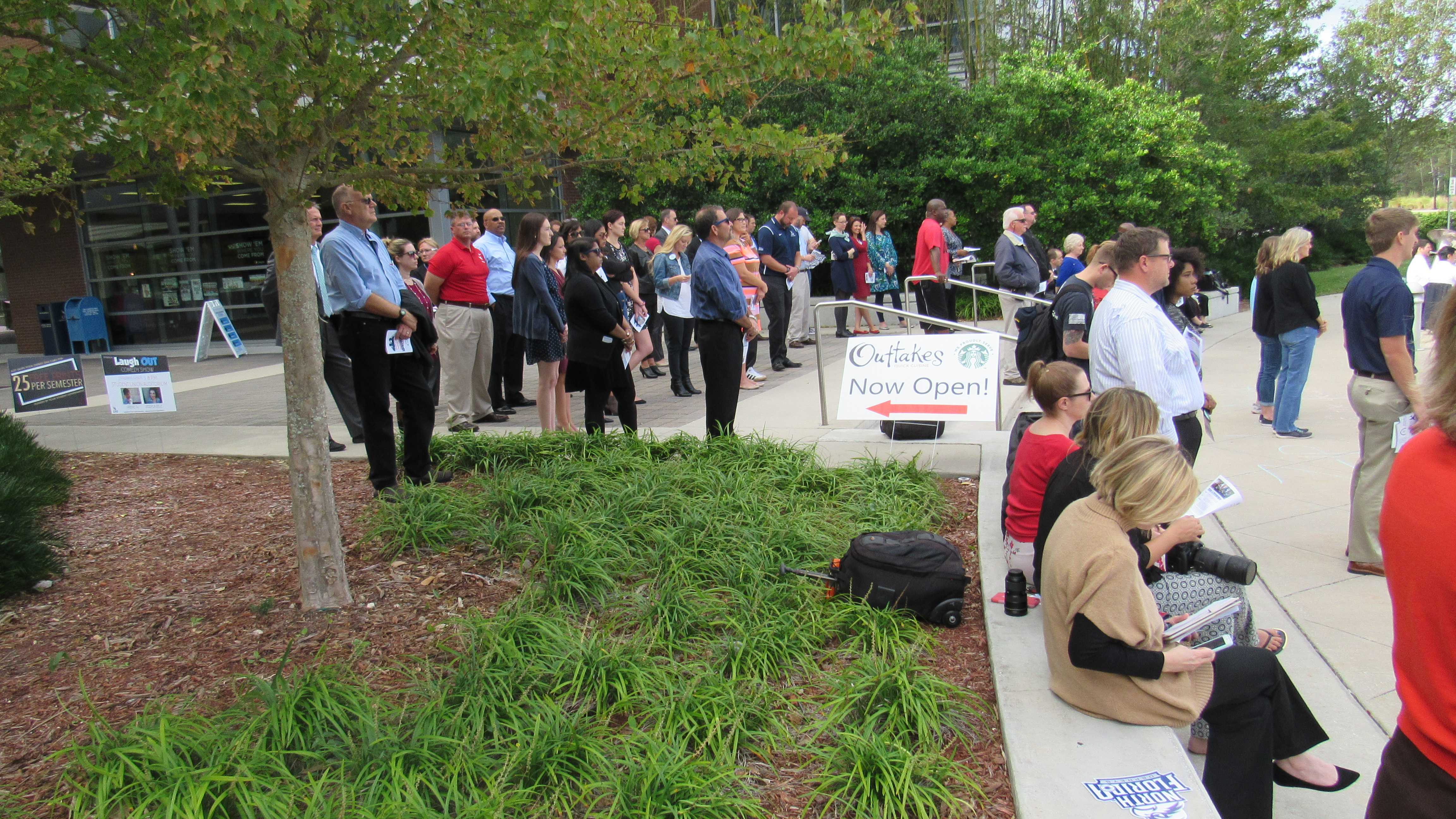 Services members honored with Veterans Plaza dedication
