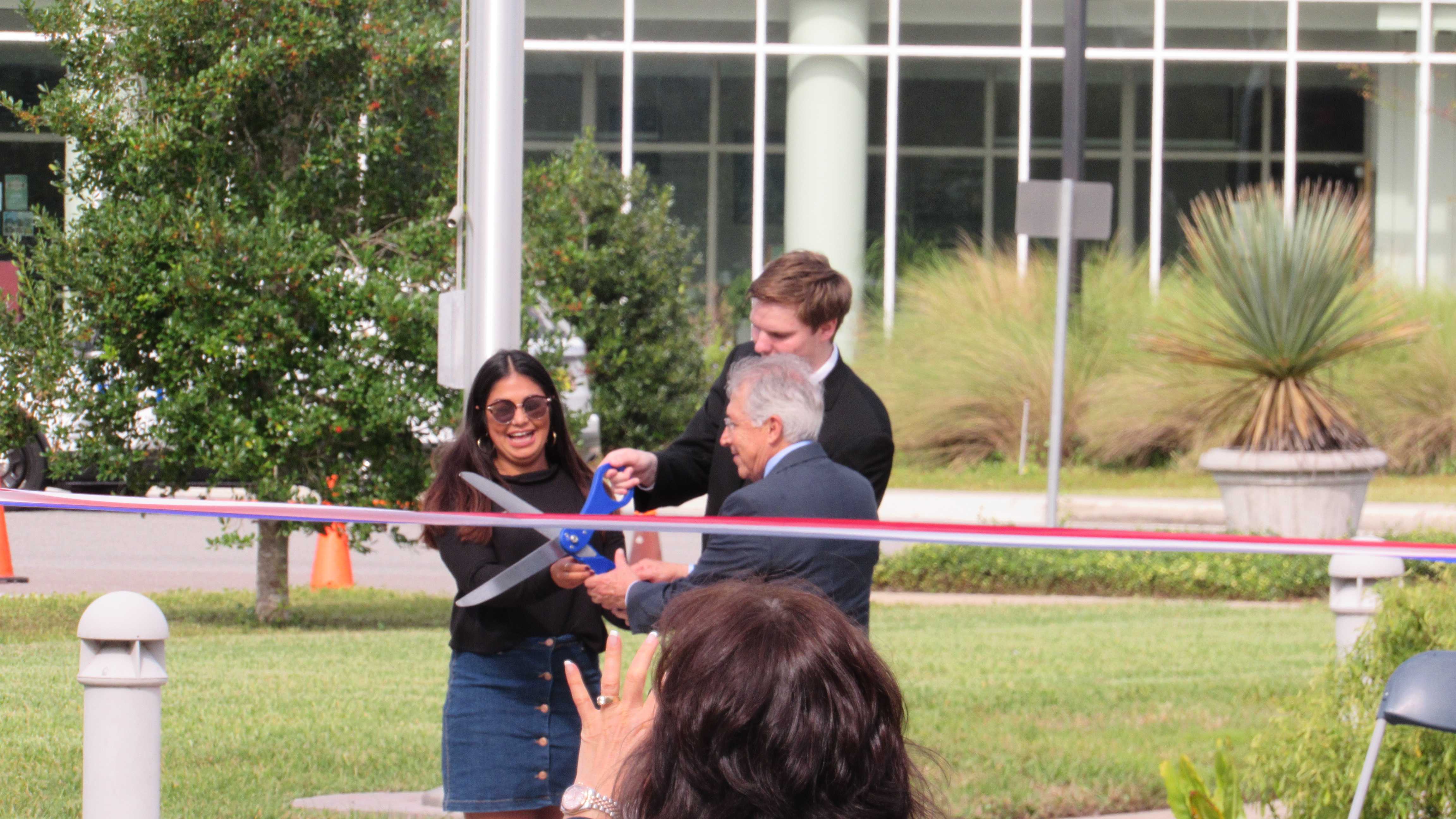 Services members honored with Veterans Plaza dedication