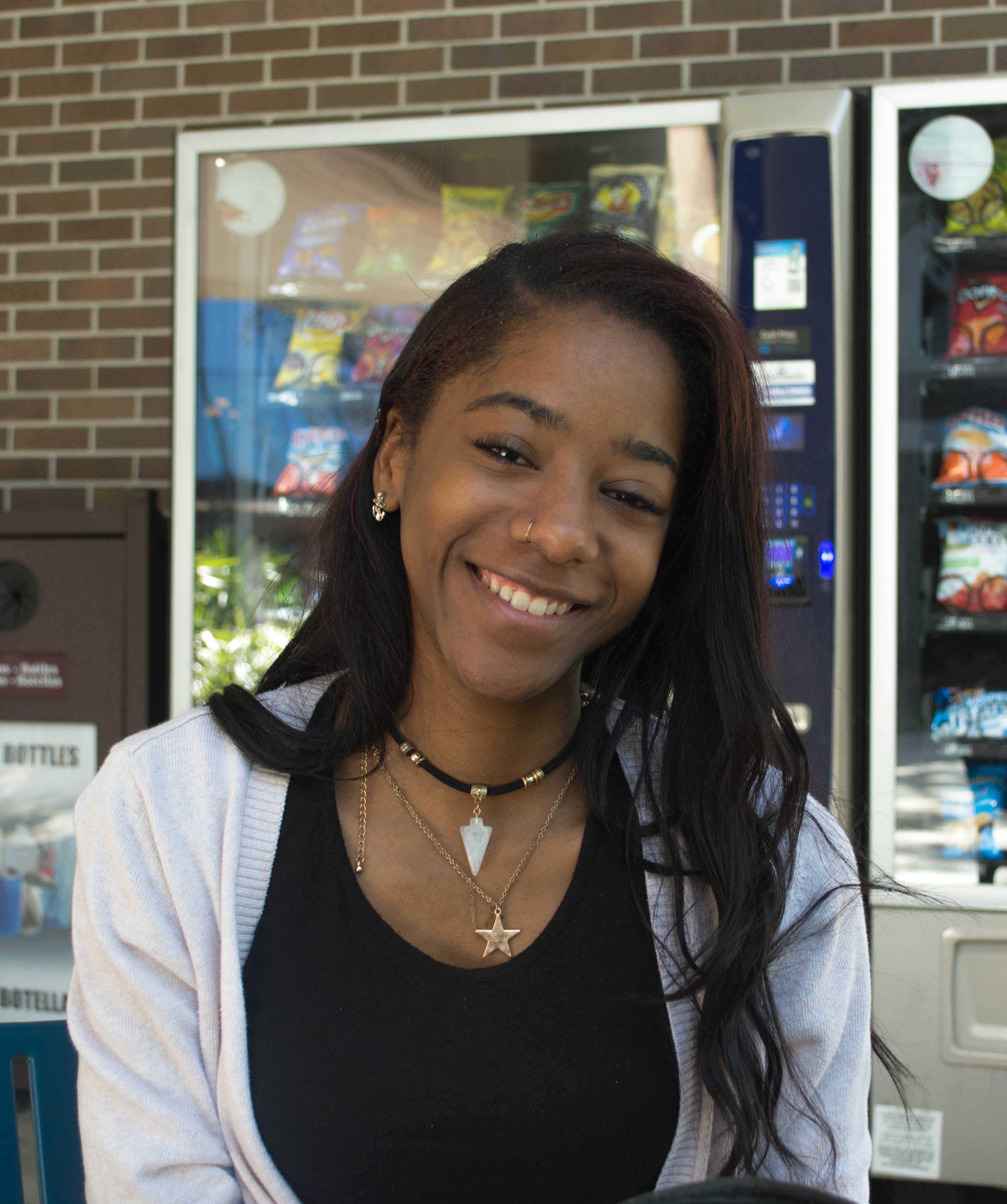 Kahlia Rowe, sociology, junior. Photo by Lili Weinstein
