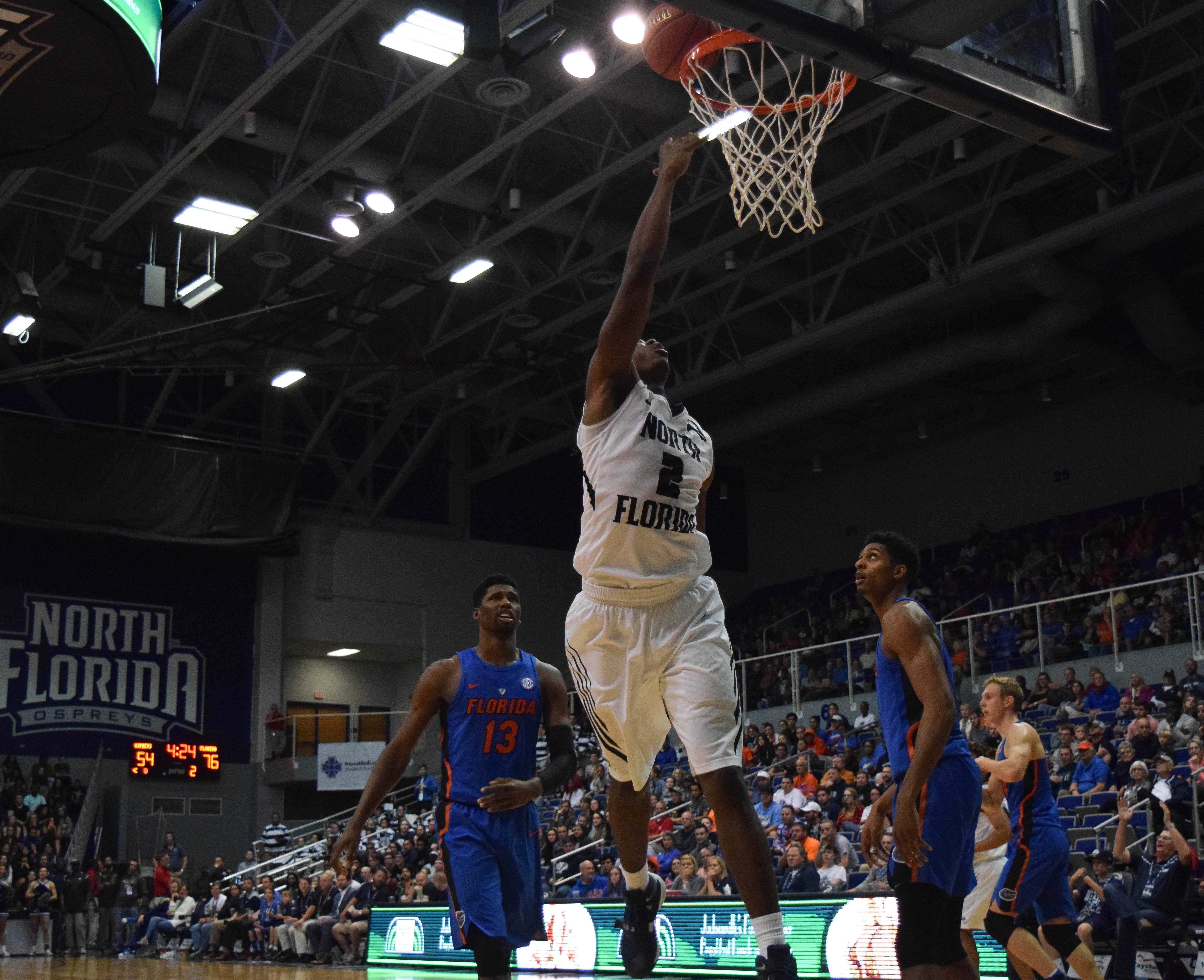 Ospreys fall 91-60 to Gators; Davenport suspended indefinitely