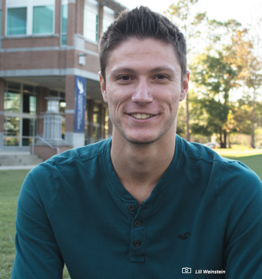 Judah Graber is a biology sophomore. Photo by Lili Weinstein