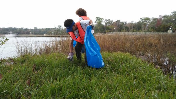 Clean-up day. Courtesy of Courtney Lynch