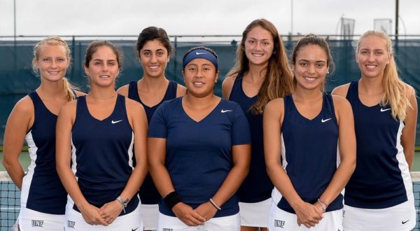 UNF Women's Tennis. Photos courtesy of UNF Athletics