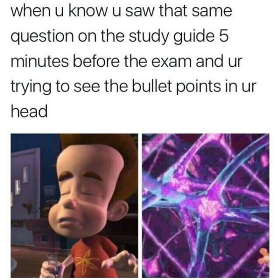 Final Exam Week Meme