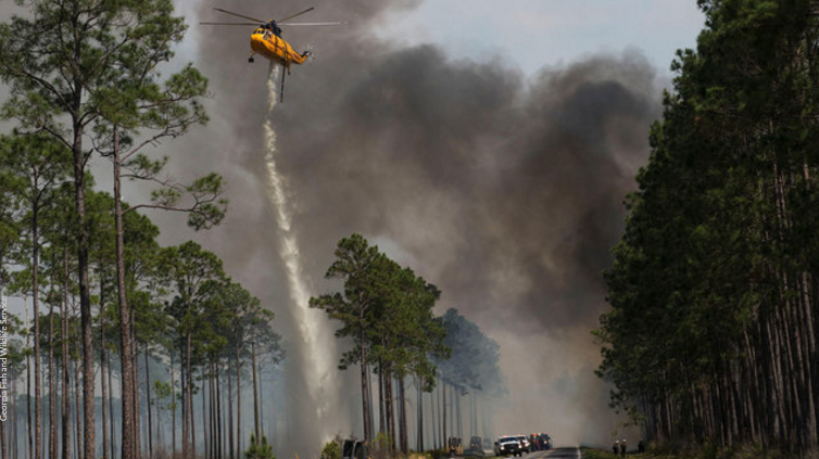 This wildfire is 102 times the size of UNFs campus. Picture courtesy of Channel 4
