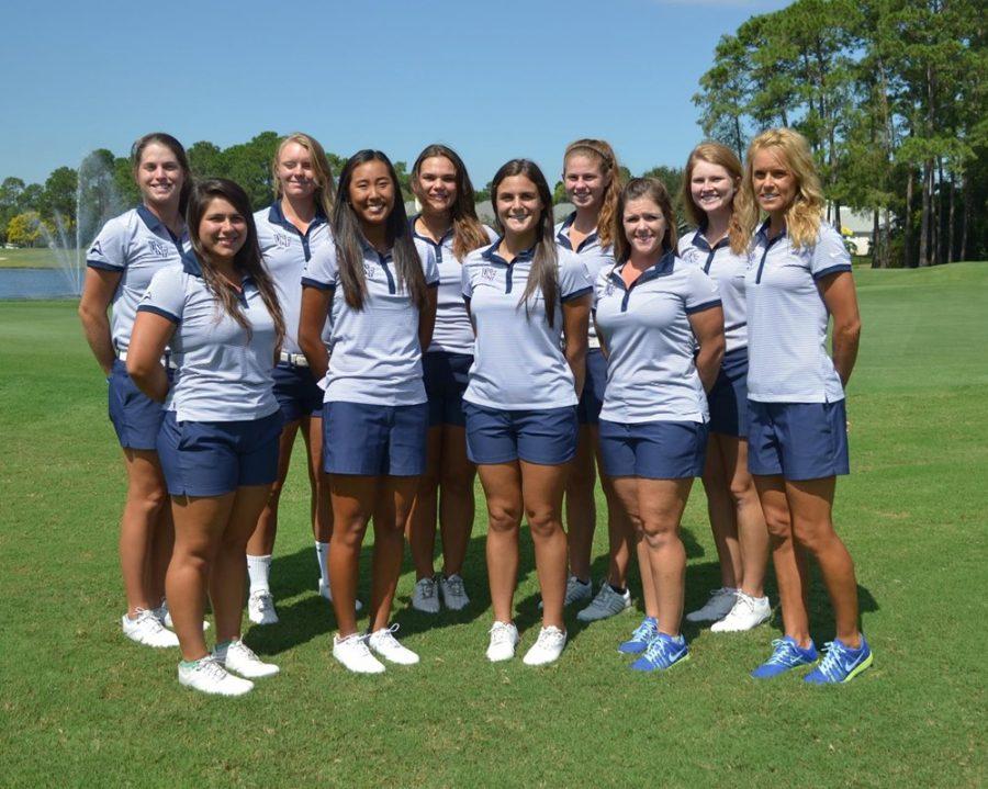 The 2016-2017 Womens Golf team. Photo courtesy of UNF Athletics. 