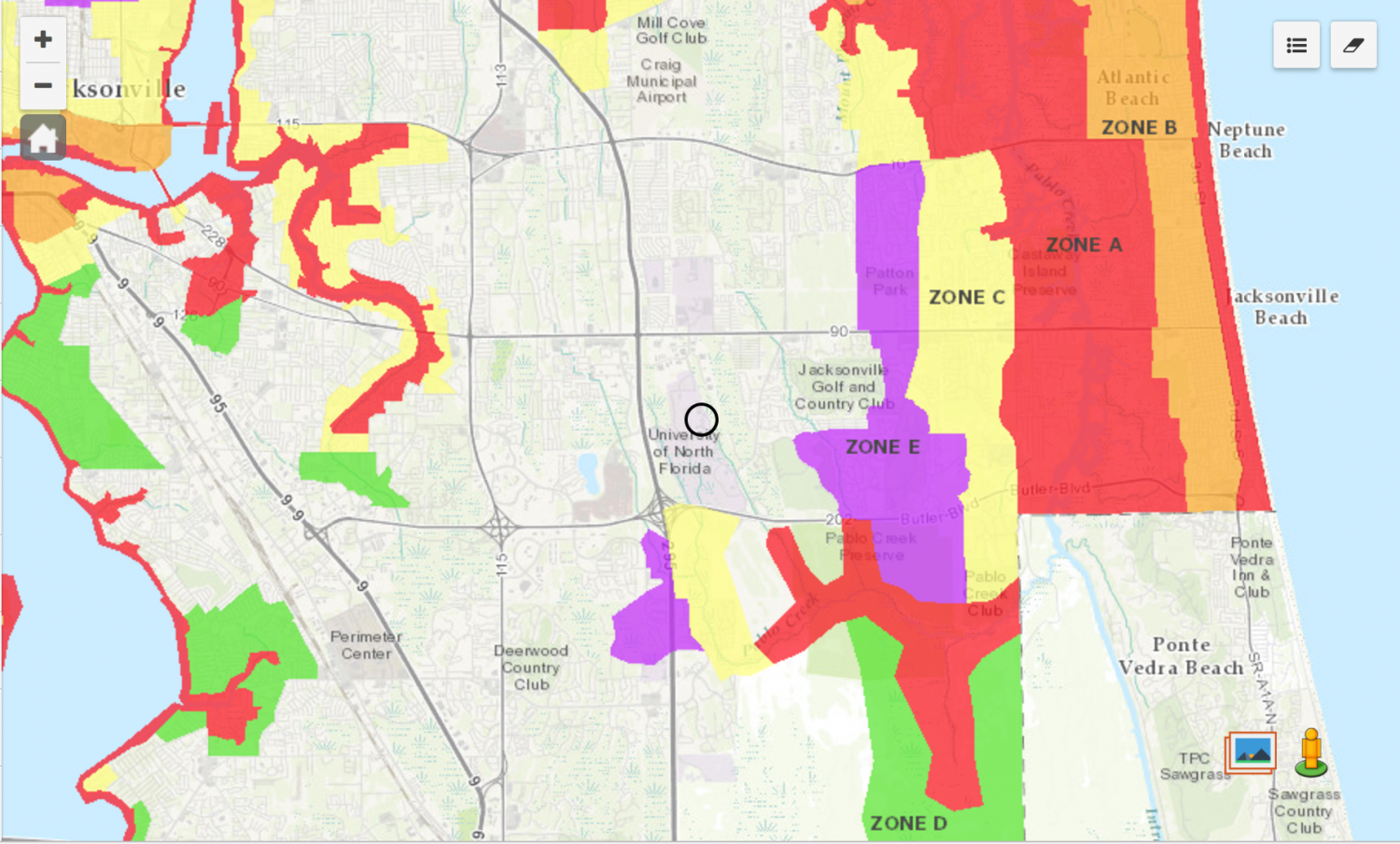 Evacuation Zones Florida Map