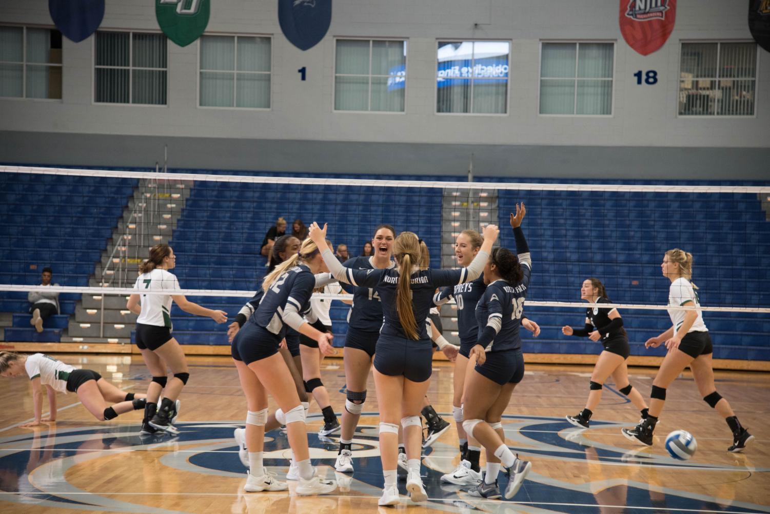 North Florida Volleyball sweeps Stetson at UNF Arena UNF Spinnaker