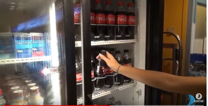 VIDEO: The lone Coke machine at UNF