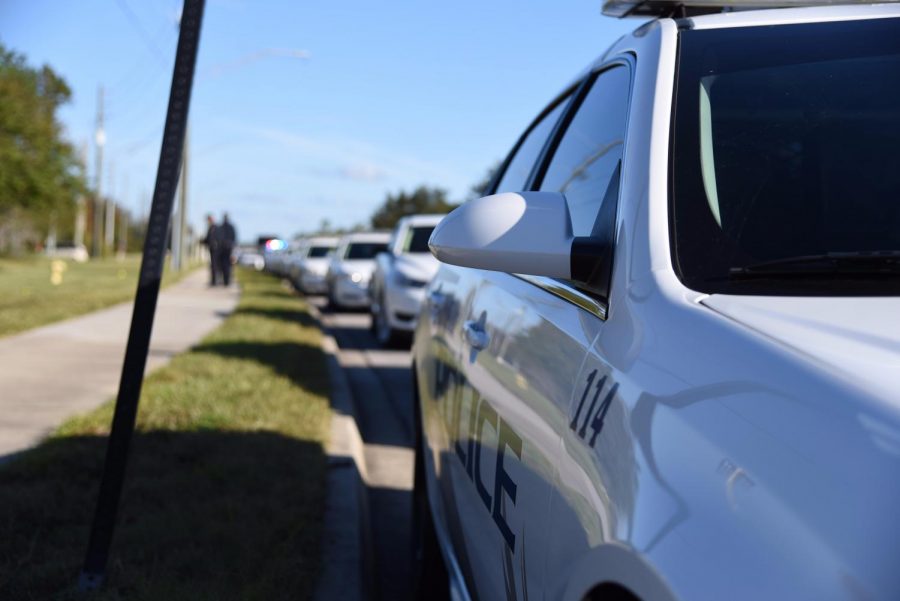 UNFPD police cars. Photo by Lili Weinstein