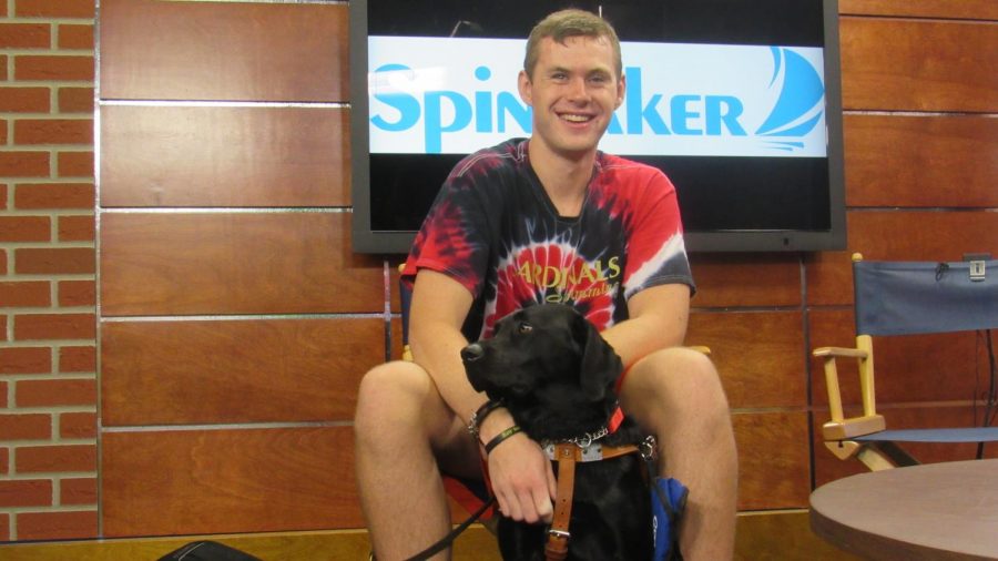 Ross Minor and his dog Dixie. Photo by Joslyn Simmons