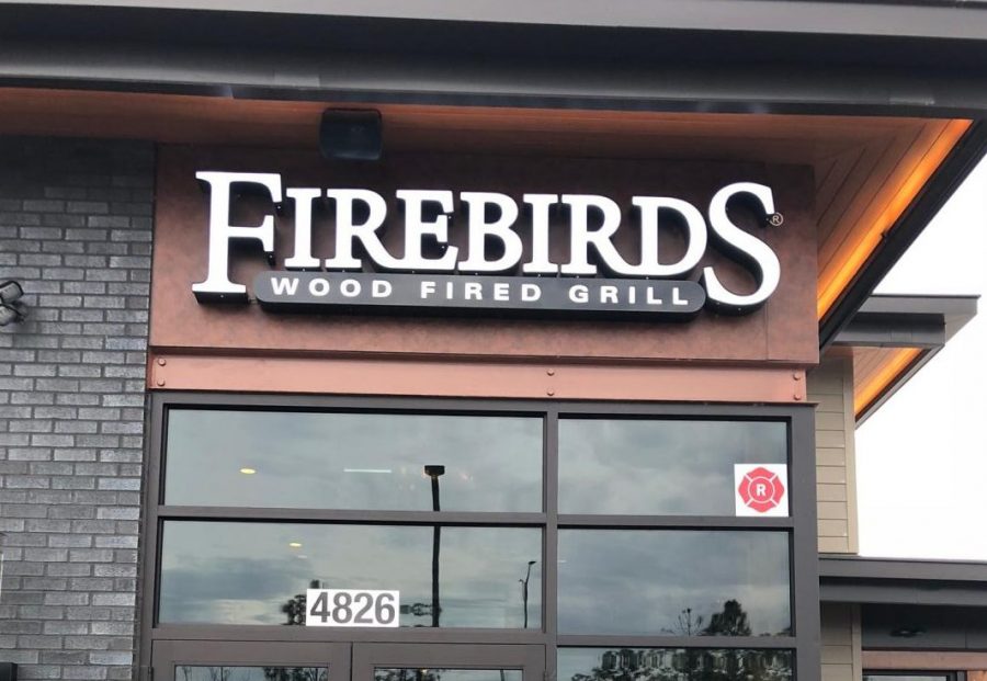 Firebirds Wood Fired Grill: Onion rings to die for