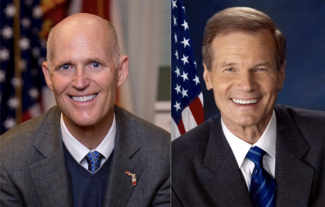 Gov. Rick Scott (left) Sen. Bill Nelson (right) Photo courtesy Creative Commons