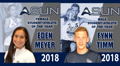 Fynn Timm and Eden Meyer named ASUN Student-Athletes of the Year