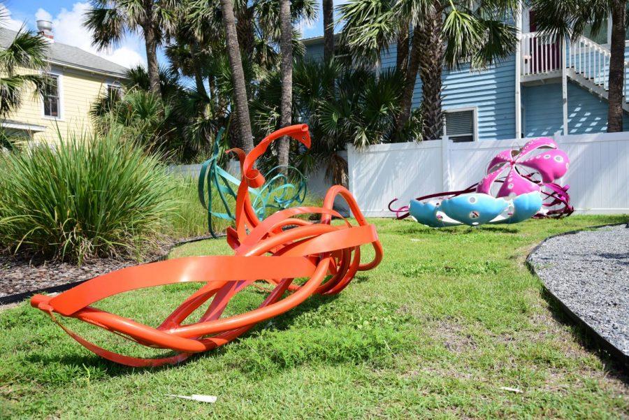 Older sculptures in the Sculpture Park.