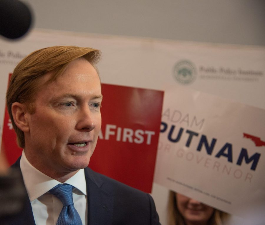 A close-up of Adam Putnam.