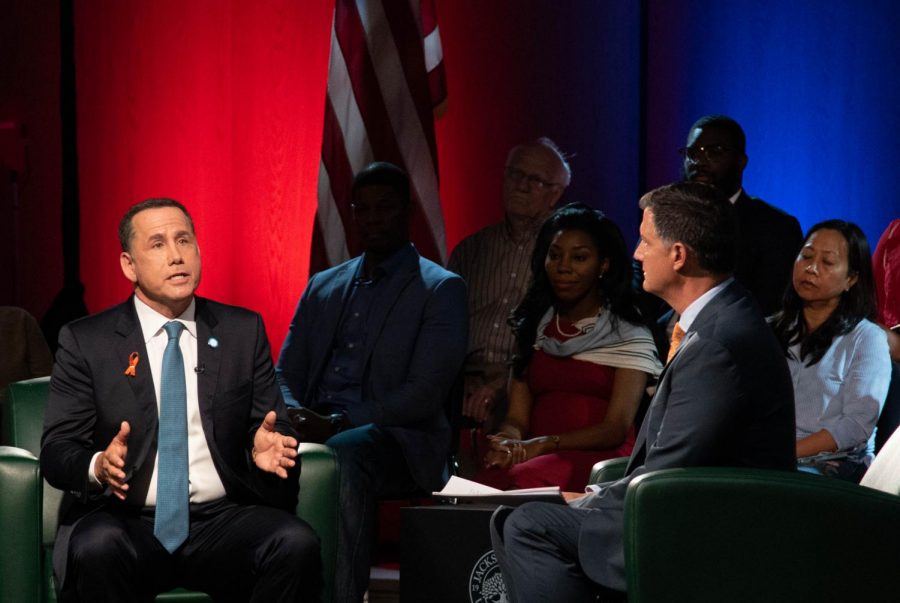 Philip Levine answers questions from Kent Justice during his time in the hot seat.