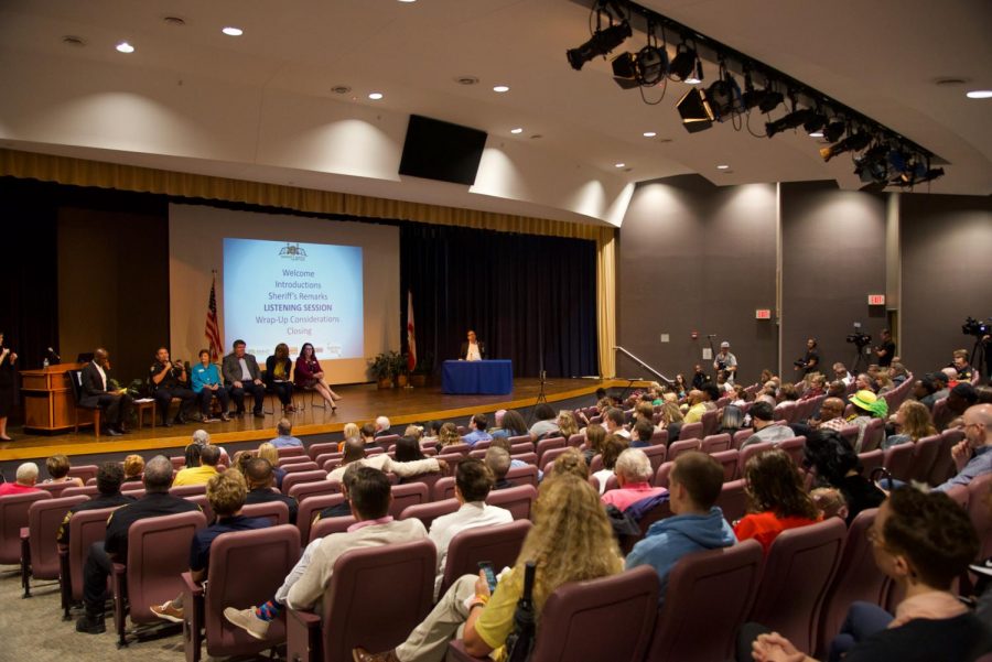 View of the panel and audience from the conference.