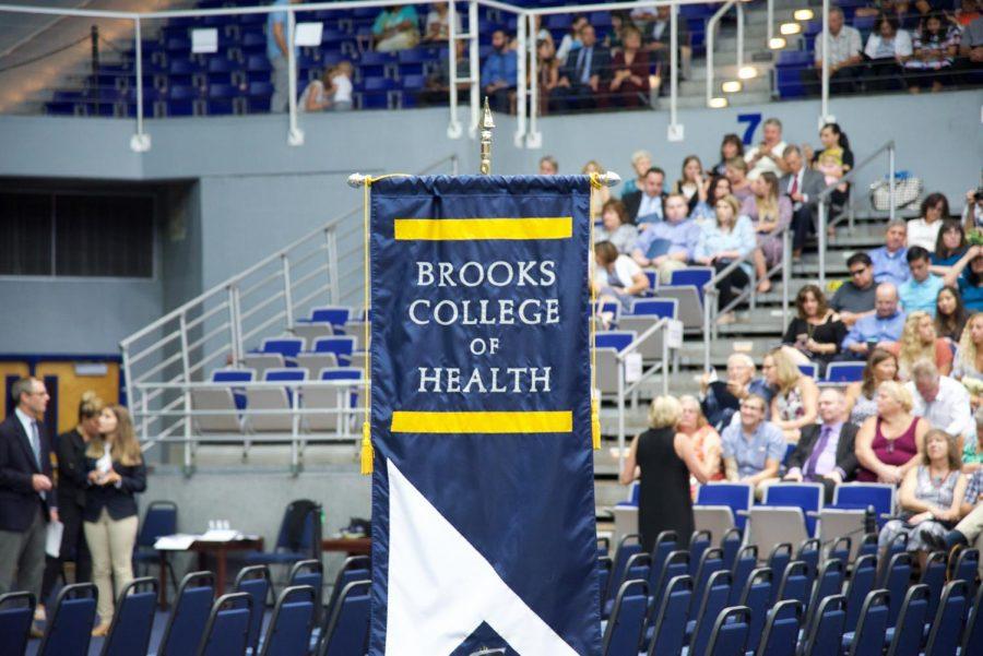 Banner for the Brooks College of Health.