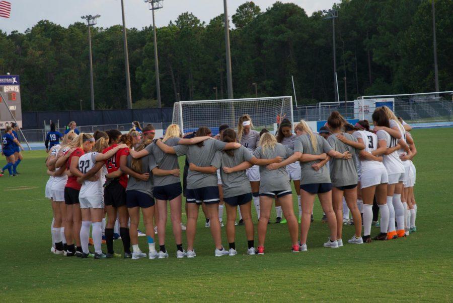 UNF Womens Soccer defeated Coastal Carolina, 2-0. 