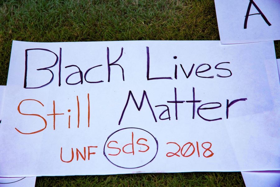 Black Lives Still Matter sign.