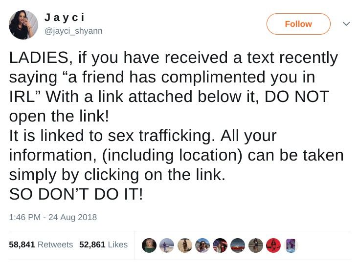 Marketing strategy mistaken for sex trafficking scheme