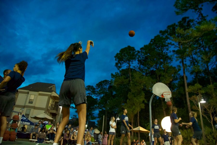 Students and players alike played at Swoop Madness.