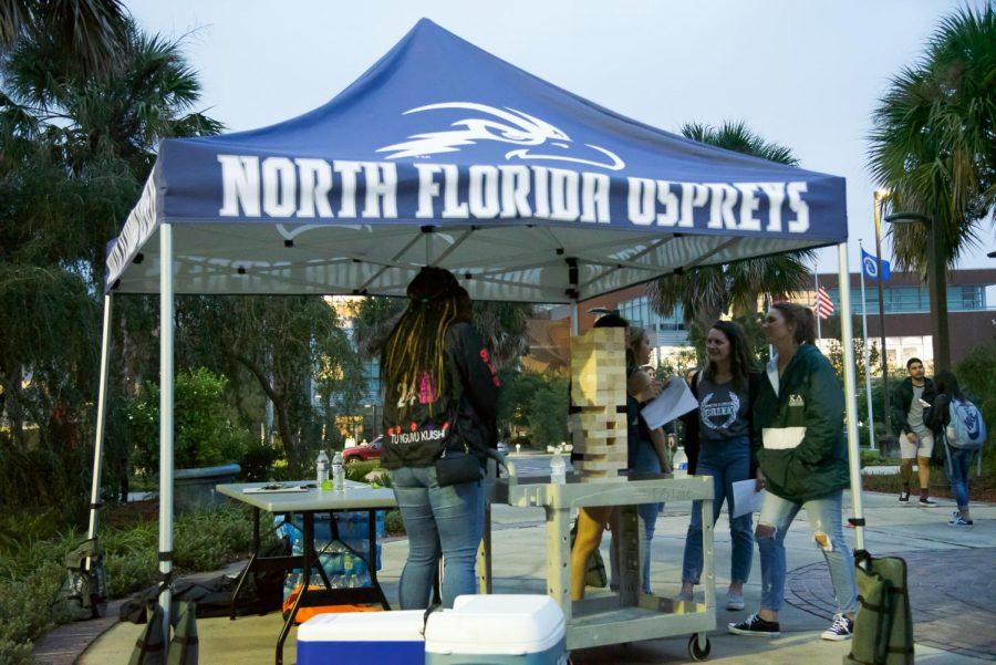 Students at Party at the Plaza event.