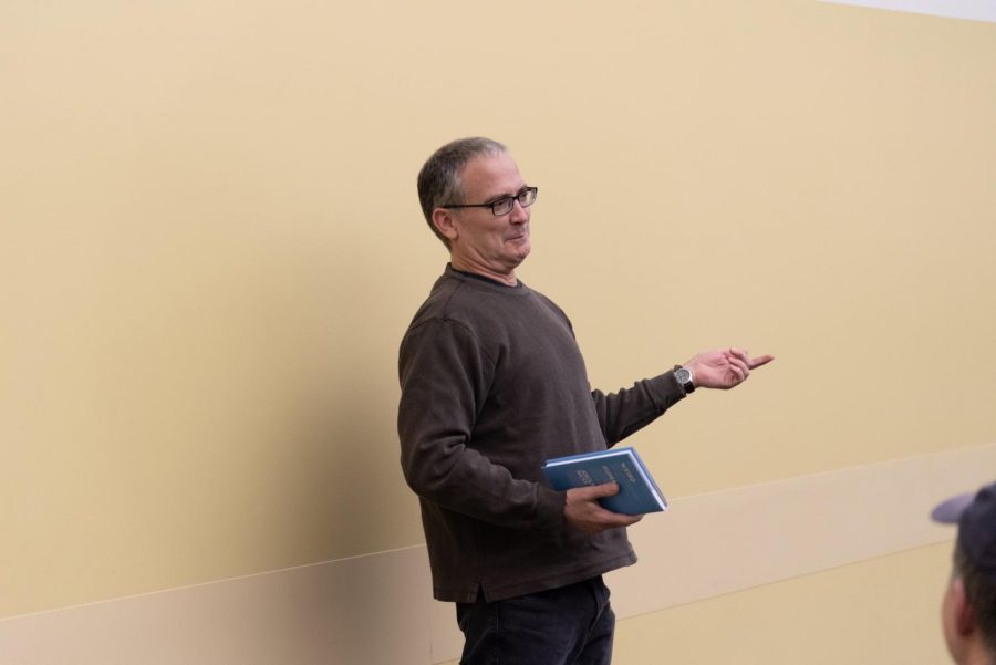 UNF Professor Michael Wiley reads his short-story from the collection.