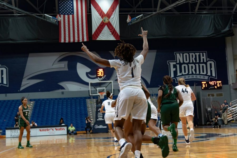 Women’s Basketball vs. Jacksonville University 2019
1	Arianna Emanuel-Wright