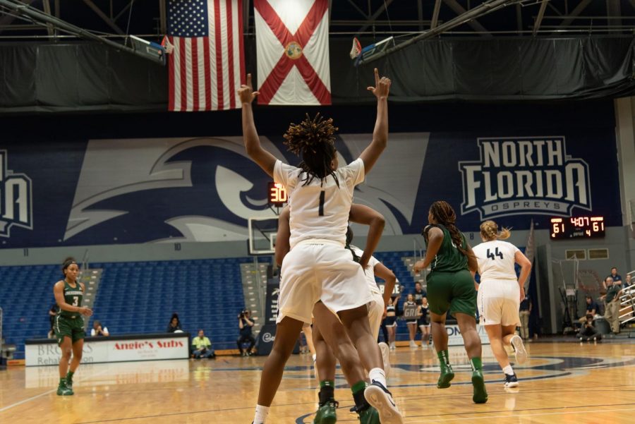 Women’s Basketball vs. Jacksonville University 2019
1	Arianna Emanuel-Wright
