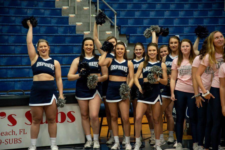 UNF cheer team. 