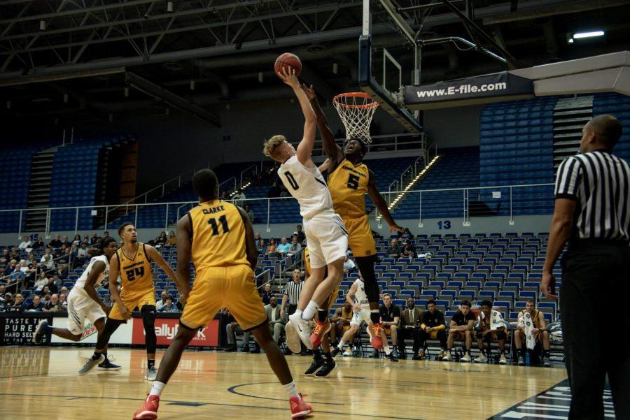 Junior Noah Horchler goes up for a layup. 