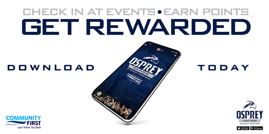 UNF Athletics introduces new Osprey Nation Student Rewards app