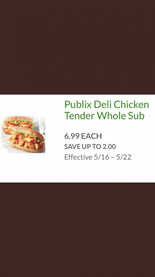 Publix Chicken Tender Subs are back for a limited time. 