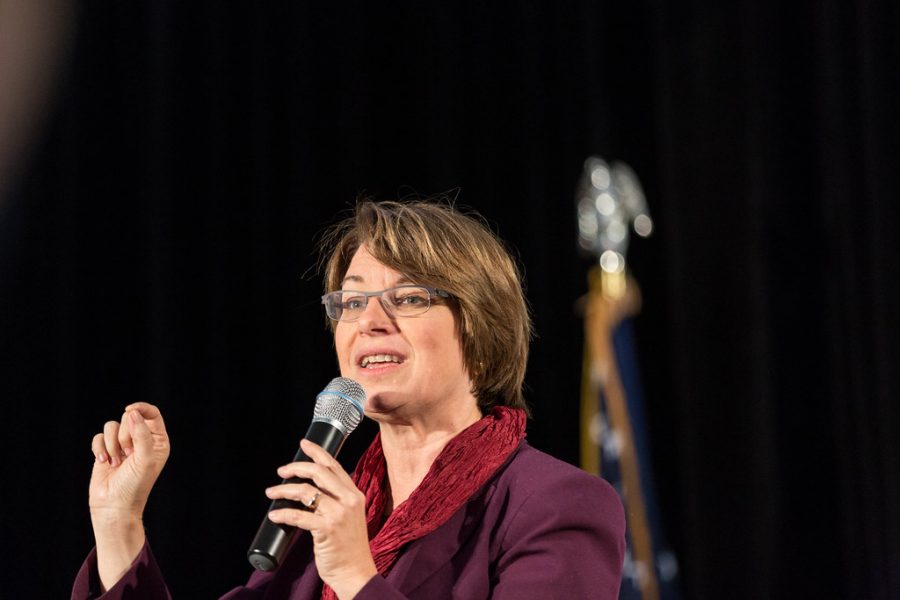 Photo of presidential candidate Amy Klobuchar