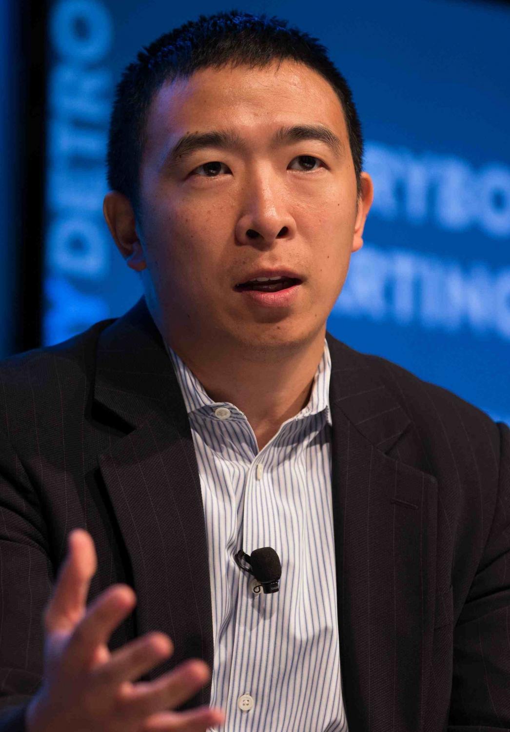 2020 democratic presidential candidate: Andrew Yang - UNF Spinnaker1046 x 1501