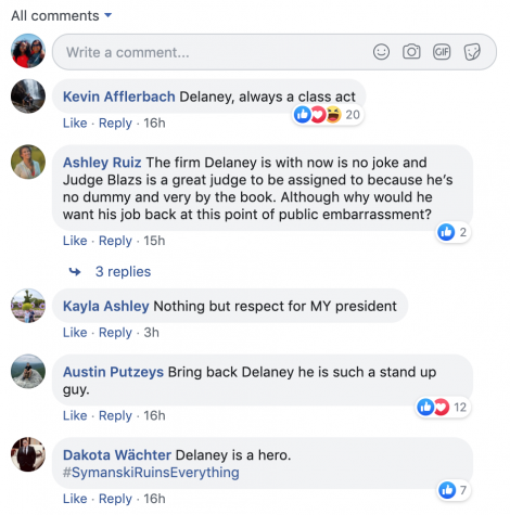 Facebook comments on Delaney