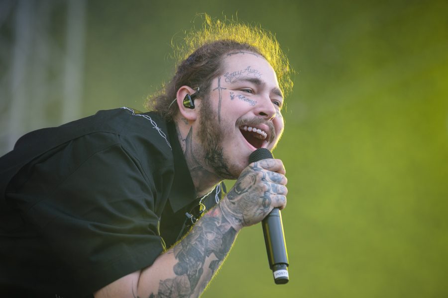 Post Malone on stage